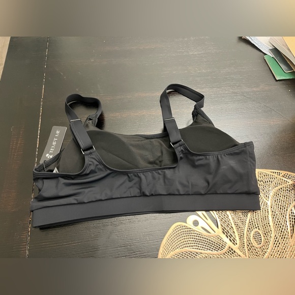 Women Sports Bra Bikini Tops Scoop Neck Bathing Suits Top - Picture 7 of 8